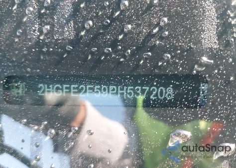 2023 Honda Civic Sport z USA, uszkodzony, nr VIN 2HGFE2F59PH537208